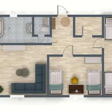 Geraeumige Fuer Familien Und Gruppen, Mitten In Zirndorf, Fuer 8 Personen Apartment *